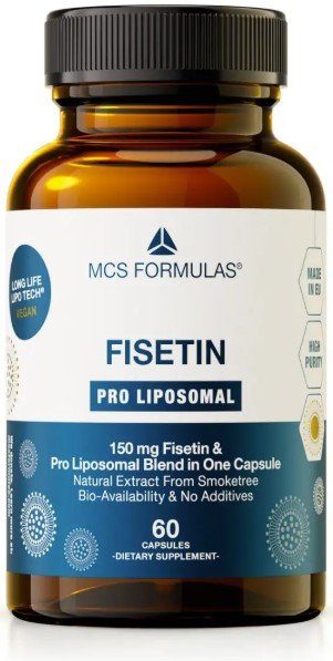 MCS Formulas Fisetin Pro-Liposomal, 60 capsules bottle