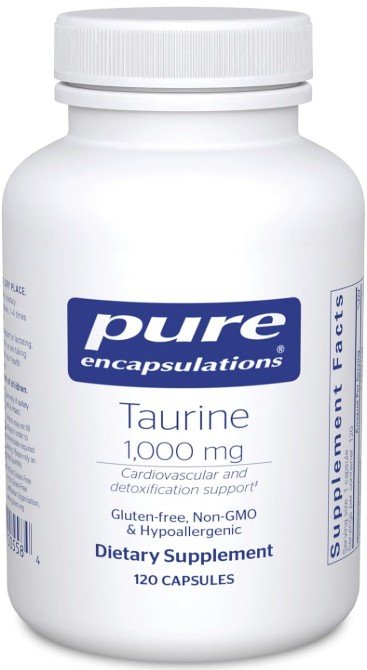 Pure Encapsulations Taurine 500 mg bottle